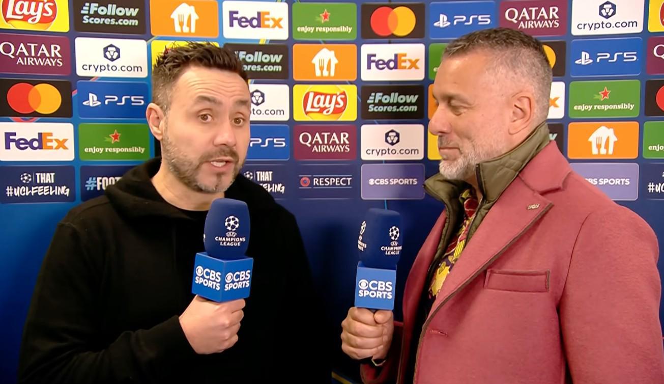 德泽尔比:我们的进攻方式不对,下半场出现机会但没有把握住